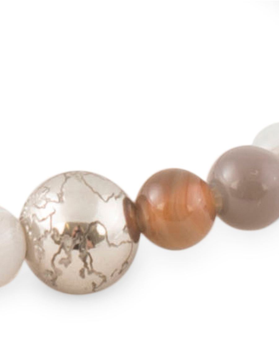 Hombres | Eton Earth Semi Precious Stone Bracelet Brown | Eton | Earth Semi Precious Stone Bracelet Brown