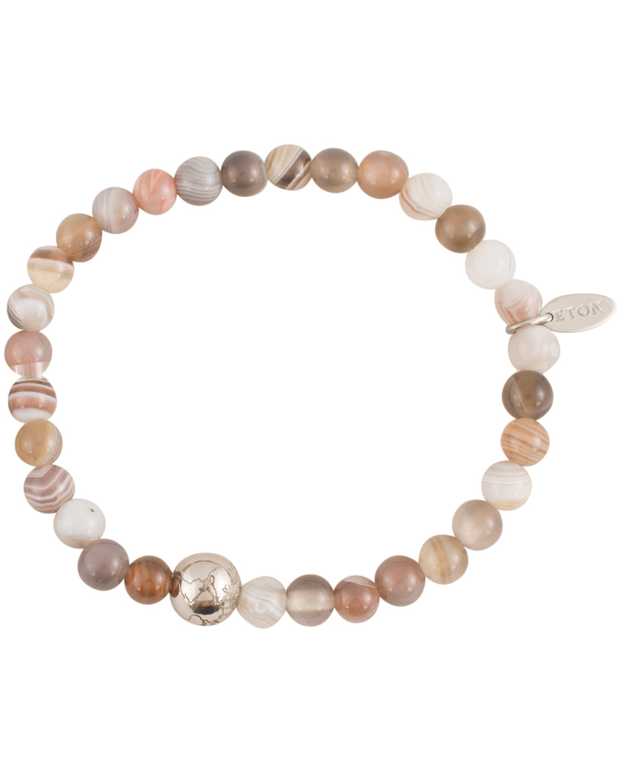 Hombres | Eton Earth Semi Precious Stone Bracelet Brown | Eton | Earth Semi Precious Stone Bracelet Brown
