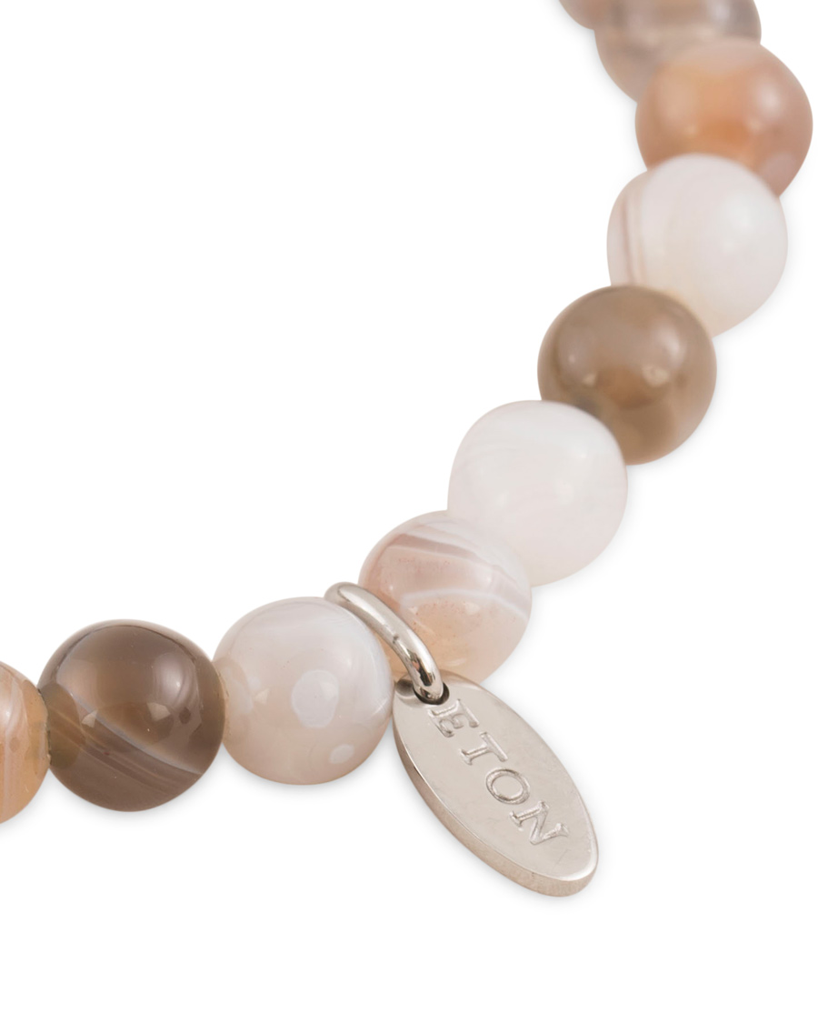 Hombres | Eton Earth Semi Precious Stone Bracelet Brown | Eton | Earth Semi Precious Stone Bracelet Brown
