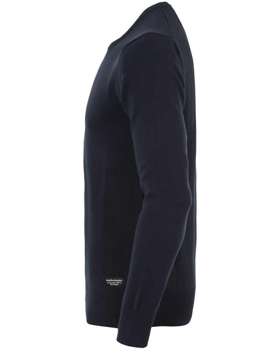 Hombres | Jerséis y prendas de punto | Peak Performance | Brady Knitted Crew Neck Navy