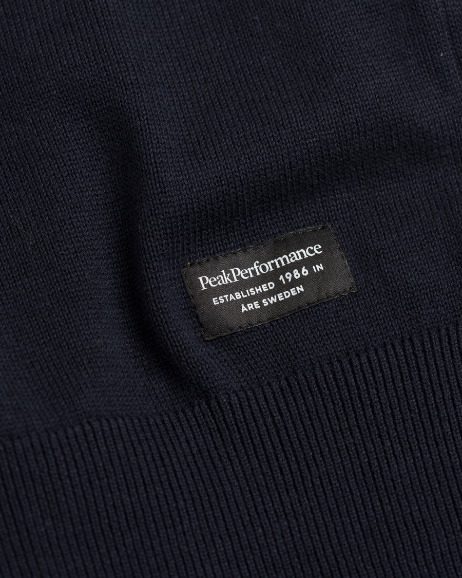 Hombres | Jerséis y prendas de punto | Peak Performance | Brady Knitted Crew Neck Navy