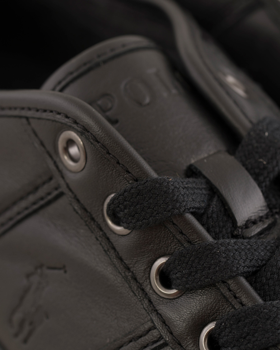 Hombres | Polo Ralph Lauren Tyrian Calf Sneaker Black | Polo Ralph Lauren | Tyrian Calf Sneaker Black