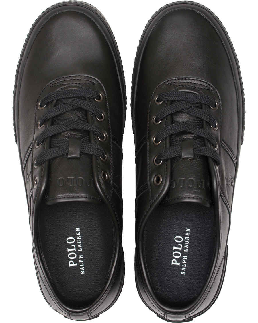 Hombres | Polo Ralph Lauren Tyrian Calf Sneaker Black | Polo Ralph Lauren | Tyrian Calf Sneaker Black