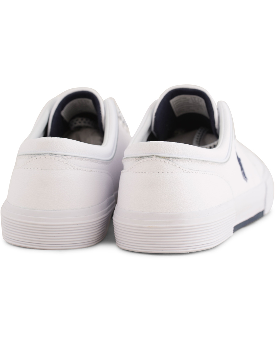 Hombres | Polo Ralph Lauren Faxon Low Leather Sneaker White | Polo Ralph Lauren | Faxon Low Leather Sneaker White