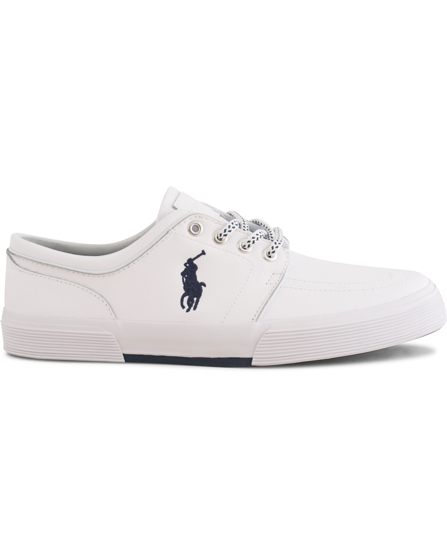 Hombres | Polo Ralph Lauren Faxon Low Leather Sneaker White | Polo Ralph Lauren | Faxon Low Leather Sneaker White