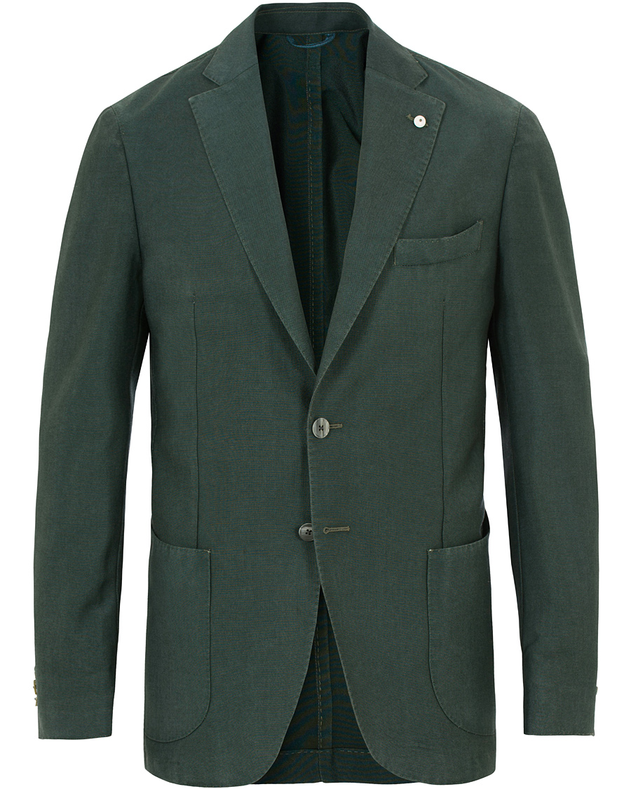 Hombres | Blazers | L.B.M. 1911 | Jack Regular Vintage Wool/Mohair Blazer Green