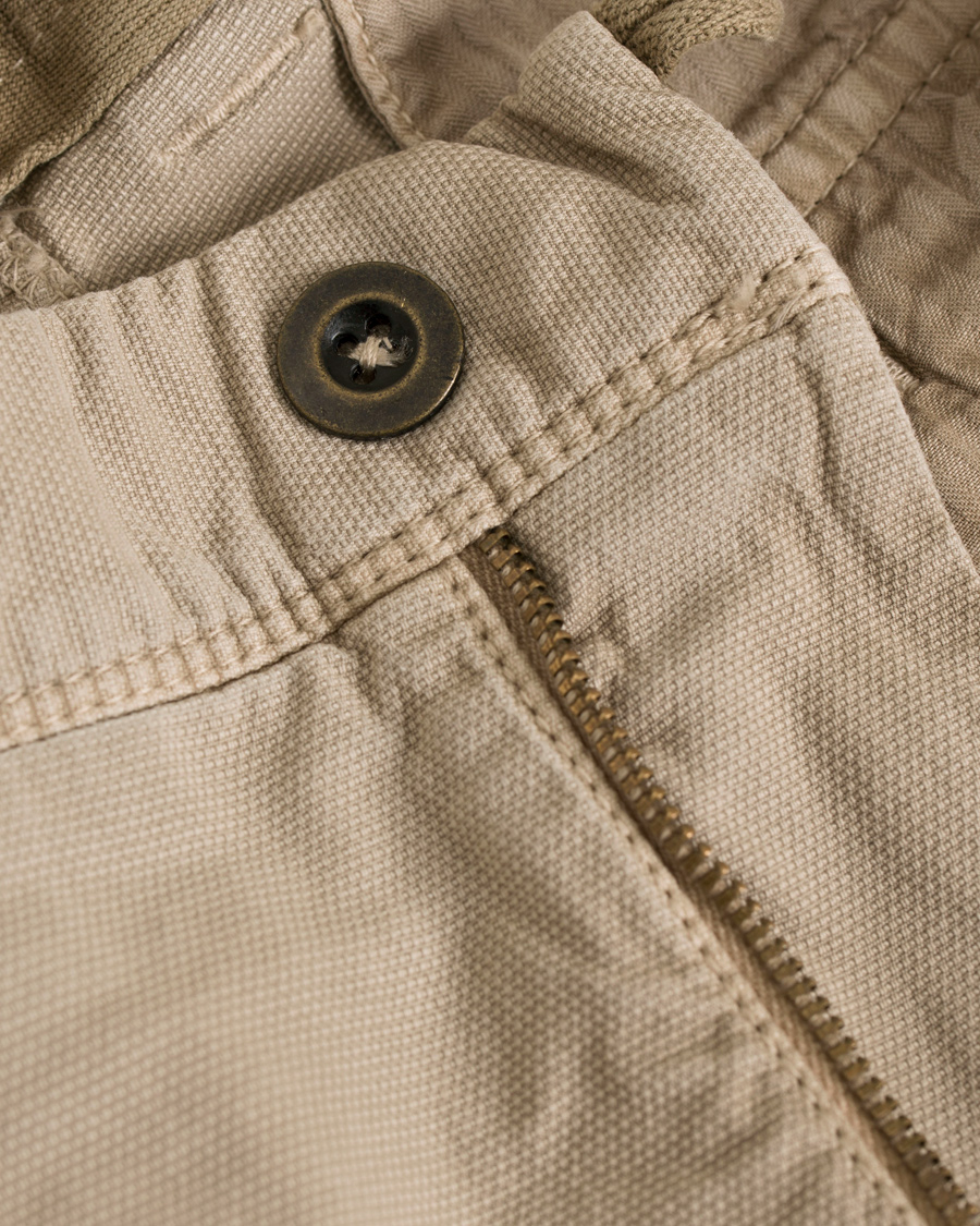 Hombres | Pantalones | Incotex | Slim Fit Cargo Slacks Natural