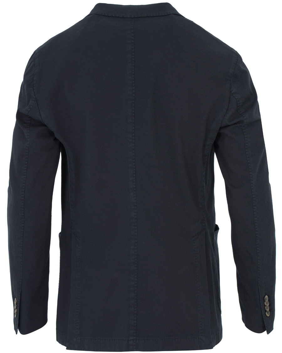Hombres | Blazers | Boglioli | K Jacket Stretch Cotton Blazer Dark Blue