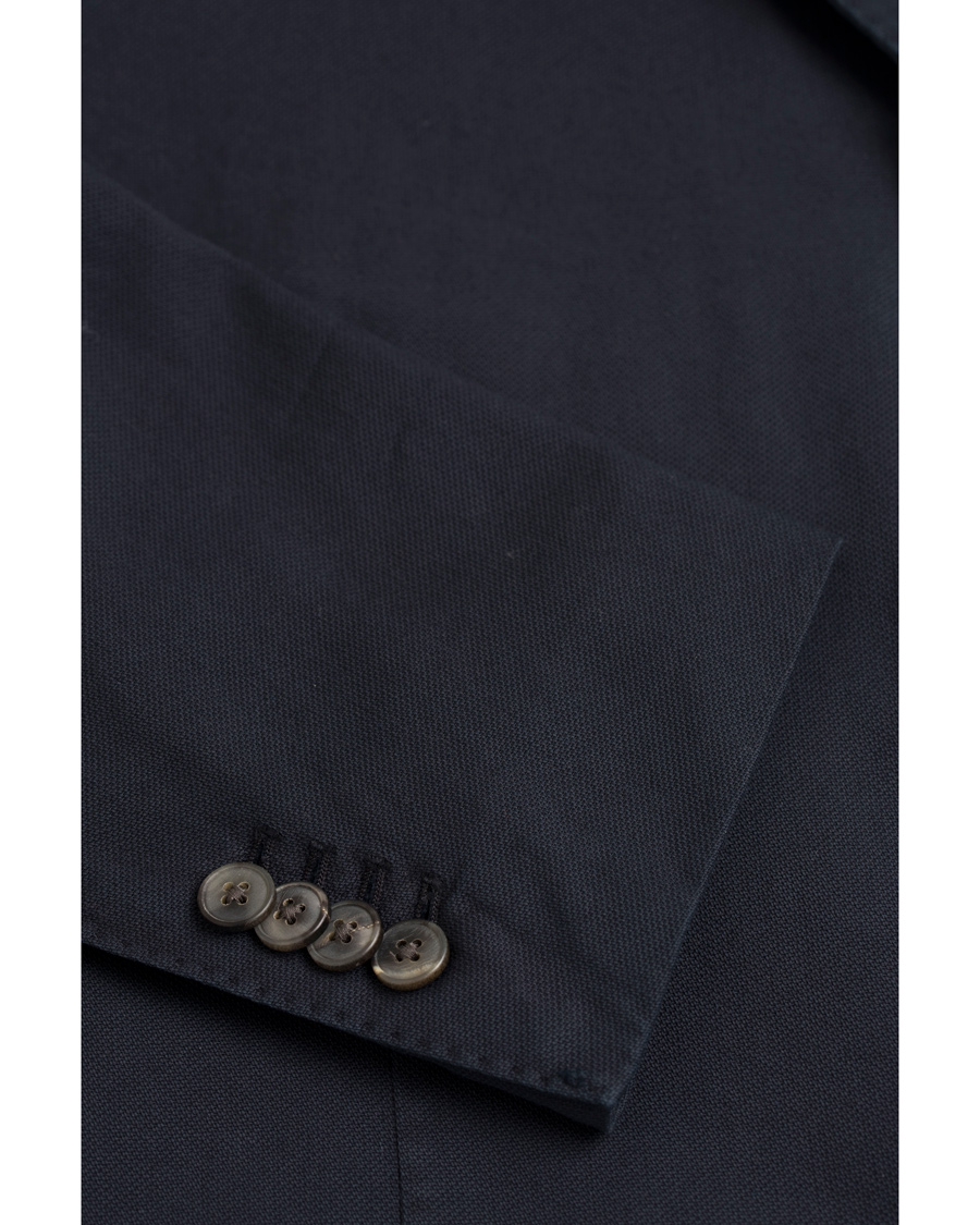 Hombres | Blazers | Boglioli | K Jacket Stretch Cotton Blazer Dark Blue