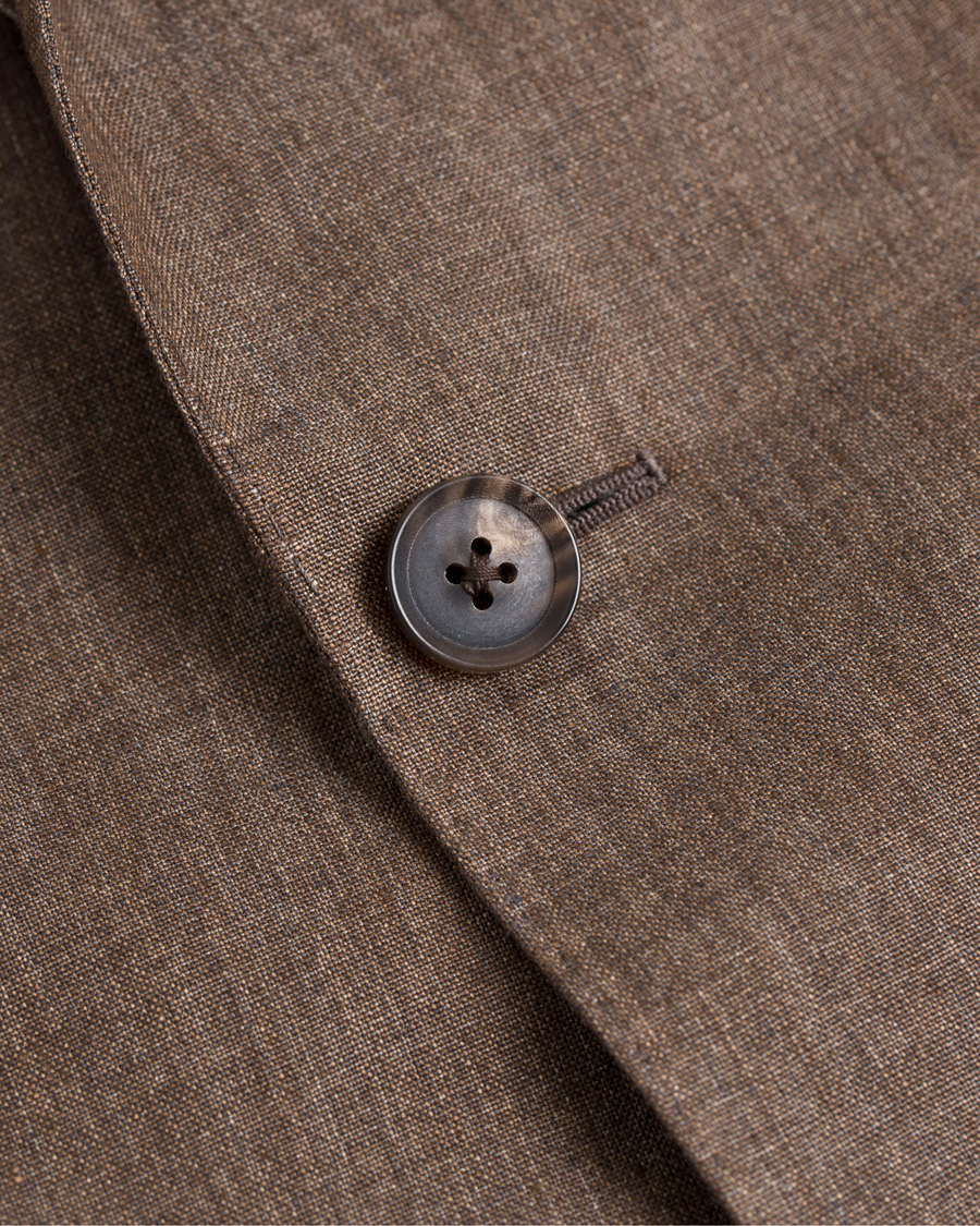 Hombres | Trajes | Caruso | Linen Suit Brown