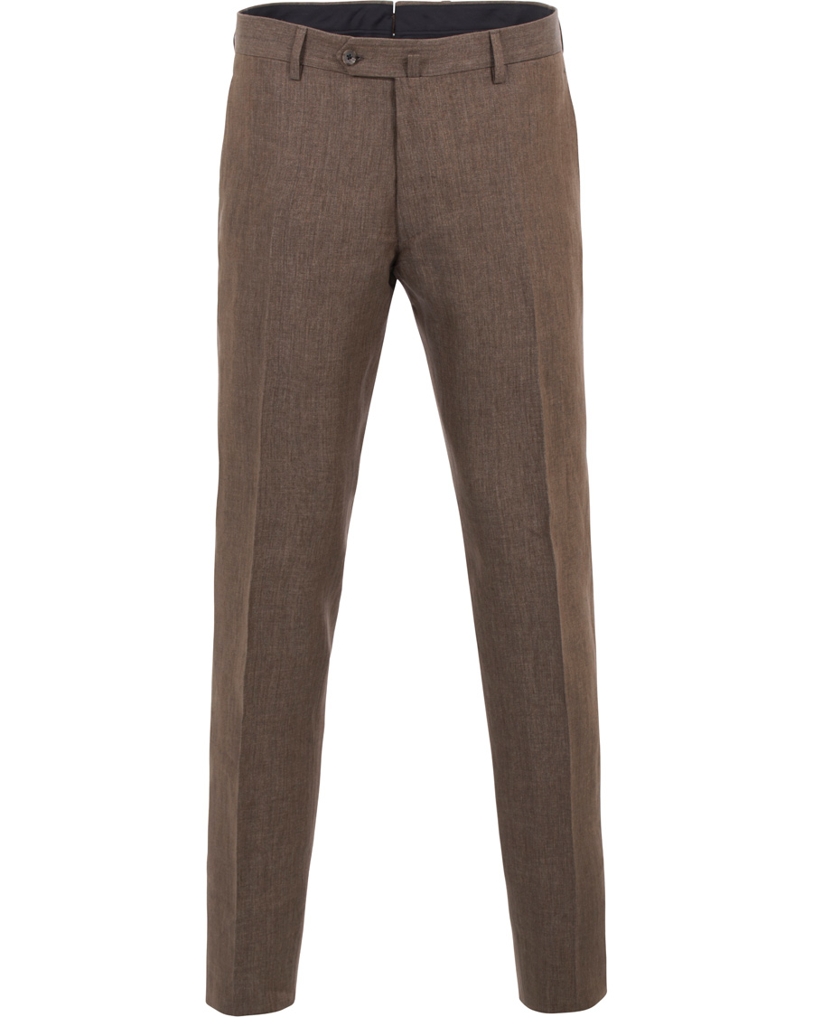 Hombres | Trajes | Caruso | Linen Suit Brown