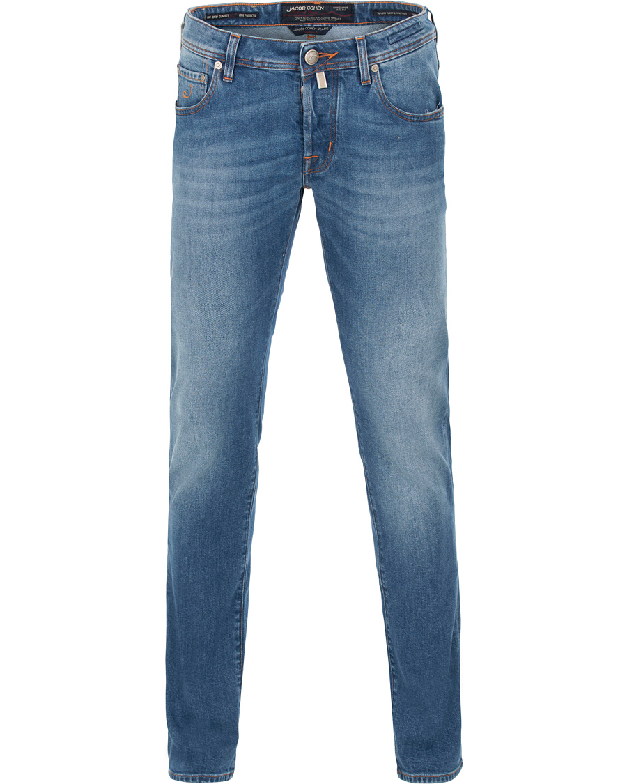 Hombres | Vaqueros | Jacob Cohën | Jacob Cohen 622 Washed Slim Jeans Blue