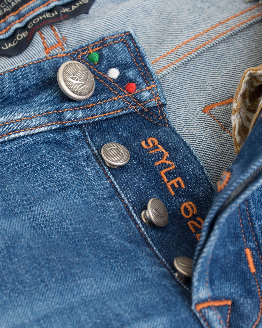 Hombres | Vaqueros | Jacob Cohën | Jacob Cohen 622 Washed Slim Jeans Blue