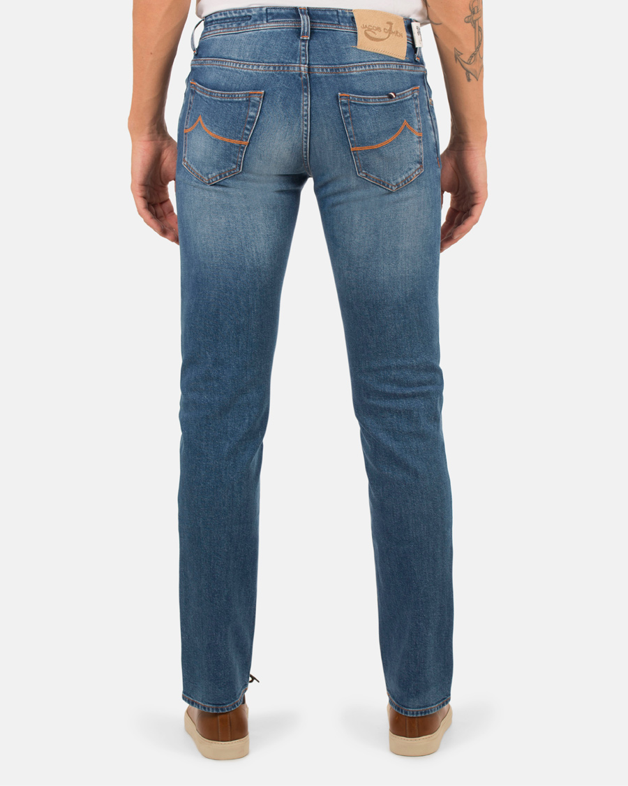 Hombres | Vaqueros | Jacob Cohën | Jacob Cohen 622 Washed Slim Jeans Blue