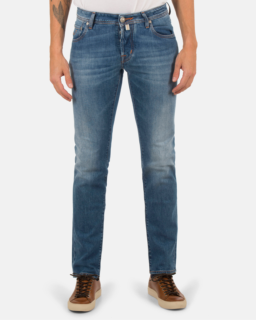 Hombres | Vaqueros | Jacob Cohën | Jacob Cohen 622 Washed Slim Jeans Blue