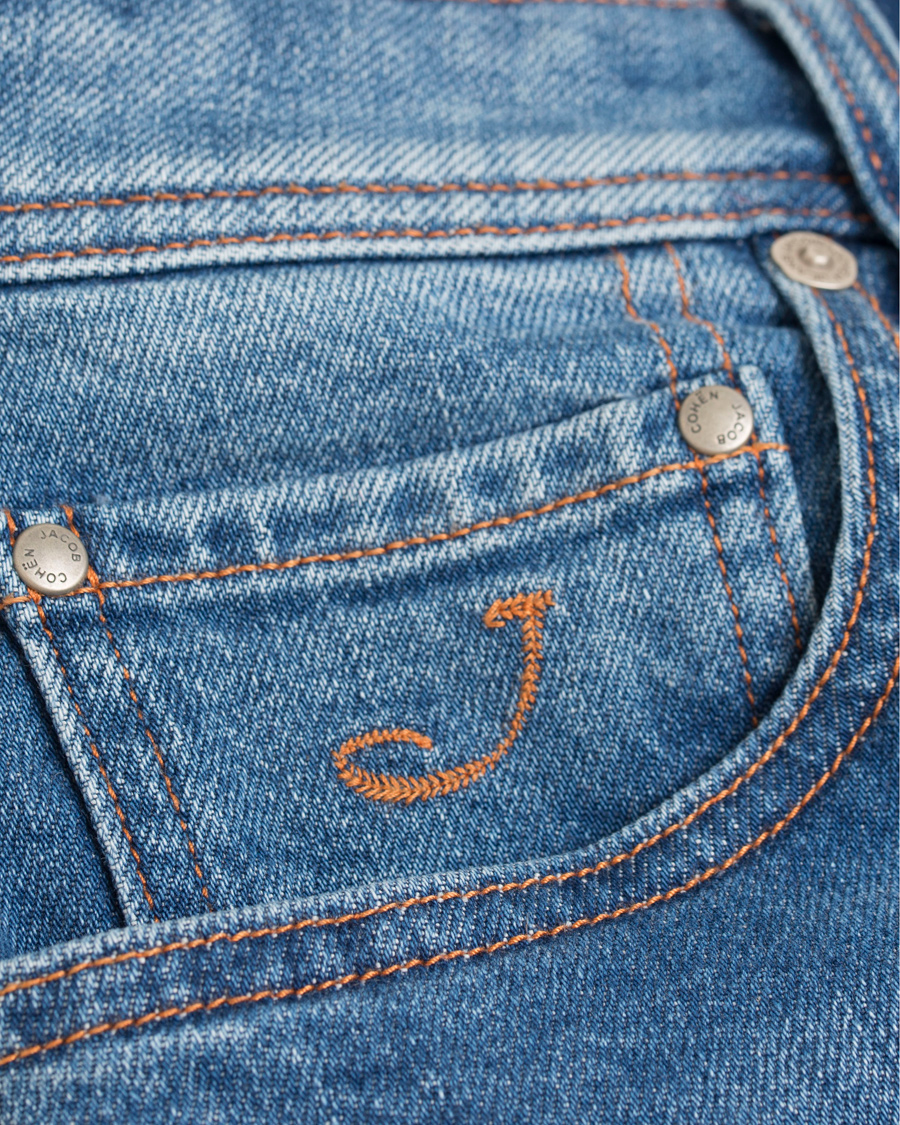 Hombres | Vaqueros | Jacob Cohën | Jacob Cohen 622 Washed Slim Jeans Blue