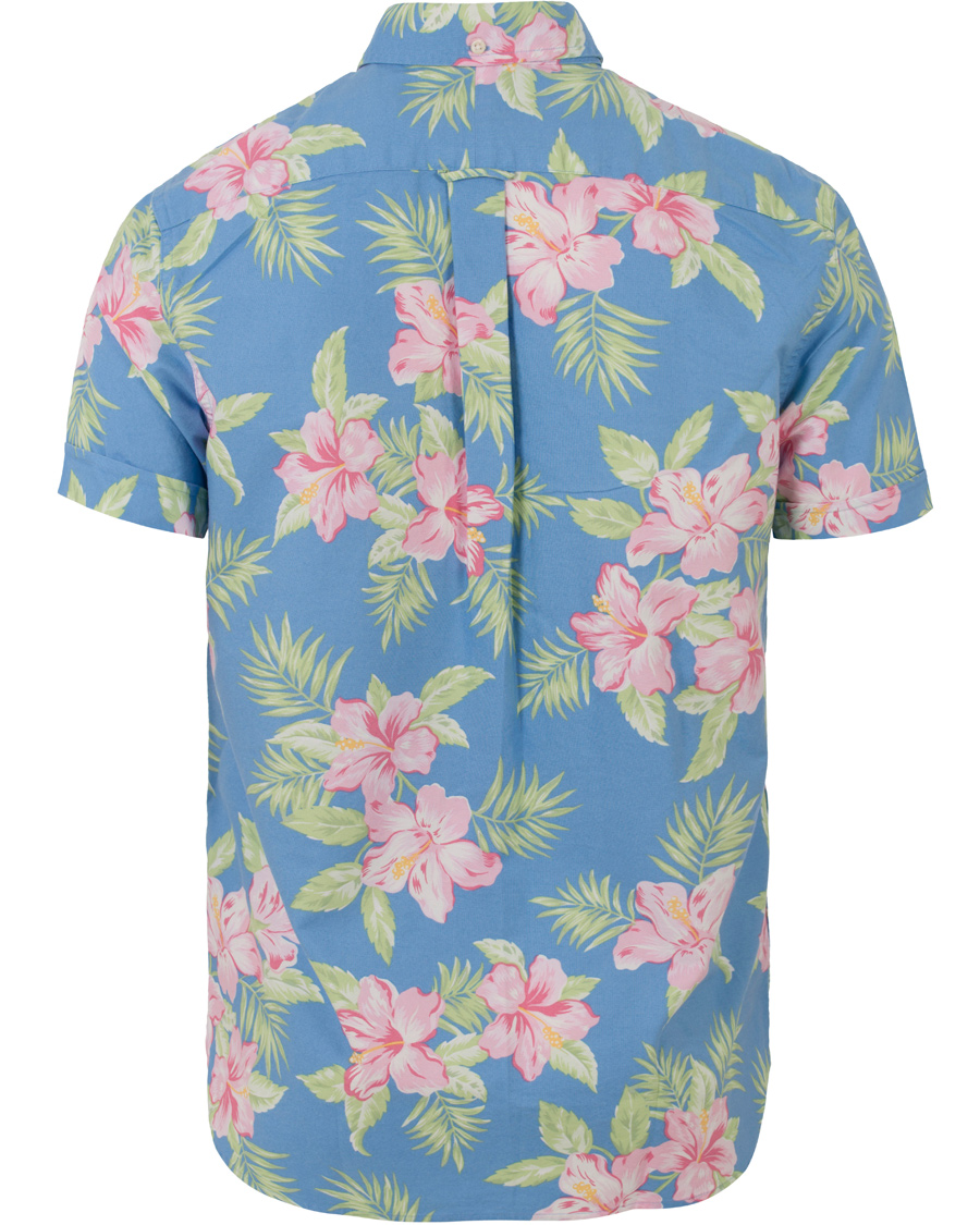 Hombres | Camisas | Polo Ralph Lauren | Slim Fit Oxford Short Sleeve Flower Shirt Pastal