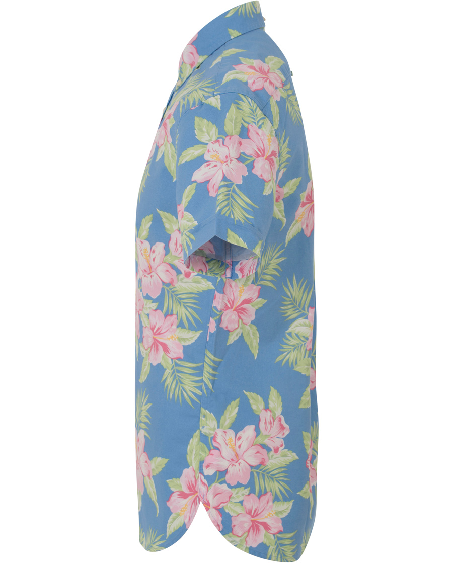 Hombres | Camisas | Polo Ralph Lauren | Slim Fit Oxford Short Sleeve Flower Shirt Pastal