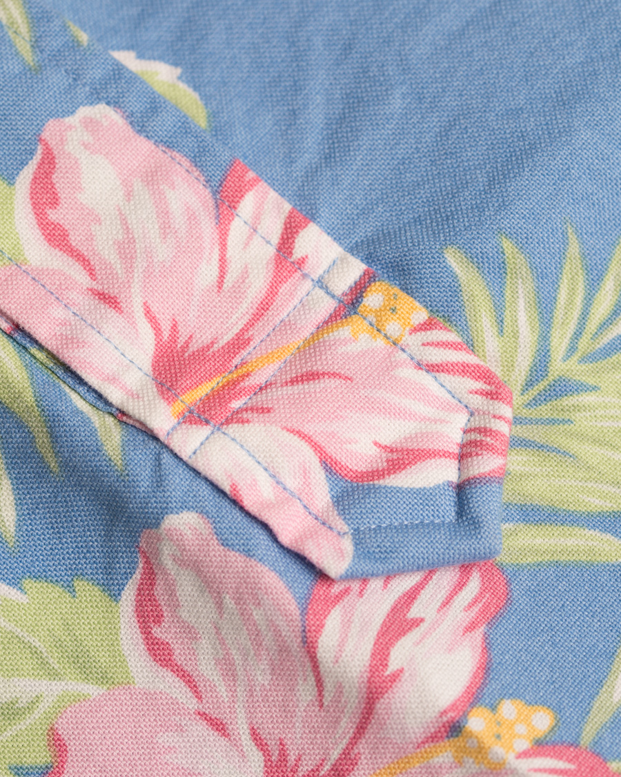 Hombres | Camisas | Polo Ralph Lauren | Slim Fit Oxford Short Sleeve Flower Shirt Pastal