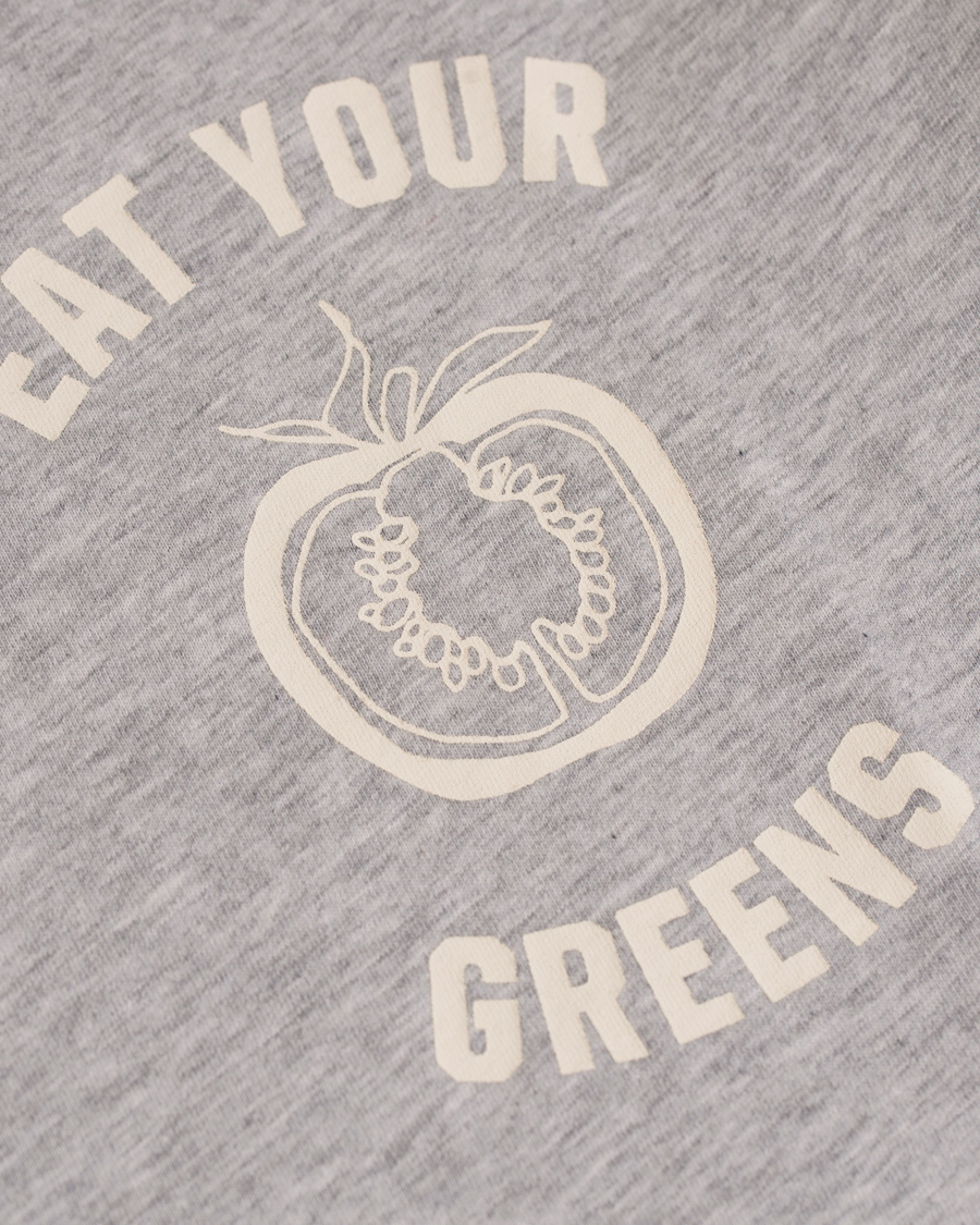 Hombres | Camisetas | GANT Rugger | Eat Your Green Tee Grey