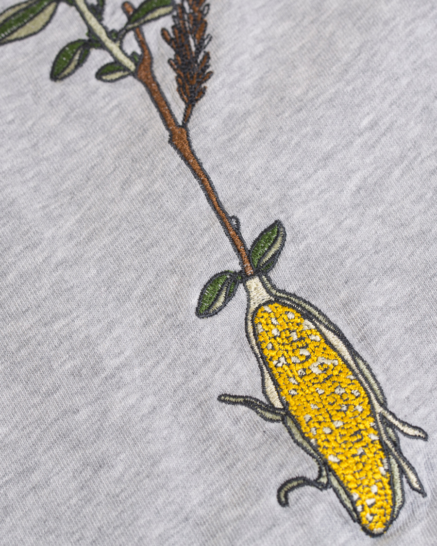 Hombres | Jerséis y prendas de punto | GANT Rugger | The Embroidery Crew Sweatshirt Grey