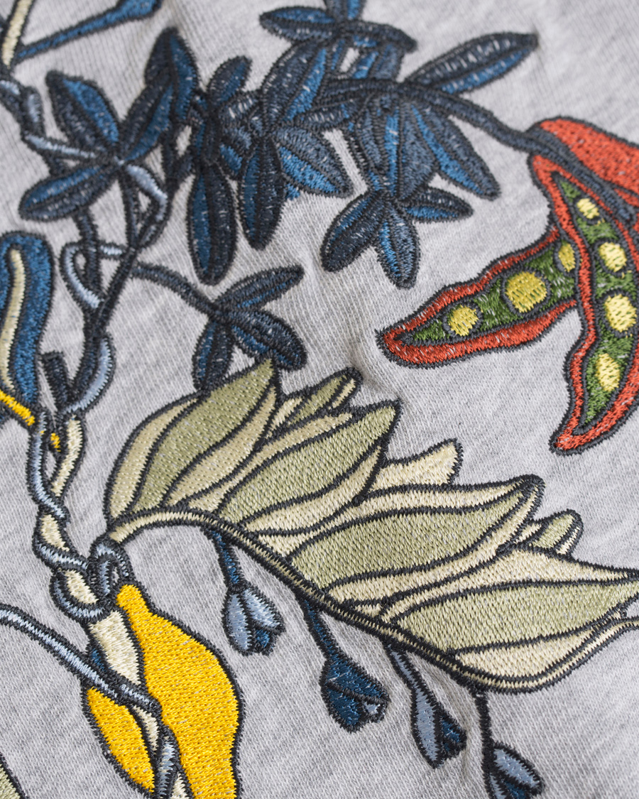 Hombres | Jerséis y prendas de punto | GANT Rugger | The Embroidery Crew Sweatshirt Grey