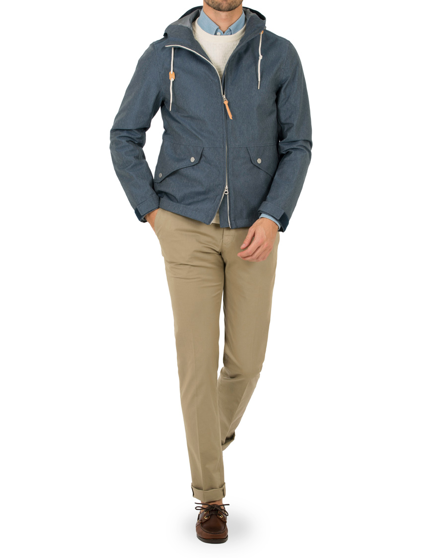 Hombres | Abrigos y chaquetas | GANT Rugger | 3 Layer Jacket Indigo Blue