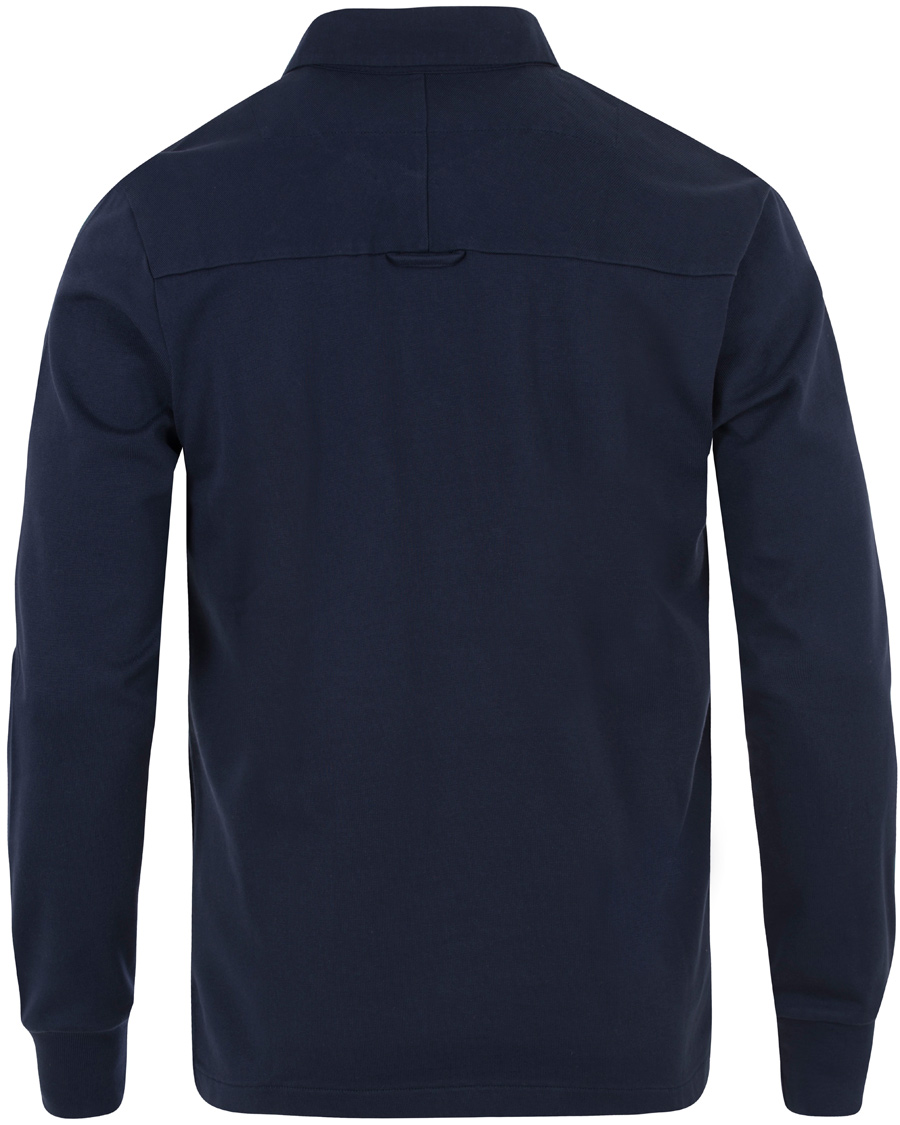 Hombres | Jerséis y prendas de punto | GANT Diamond G | Mercerized Rugby Top Marine