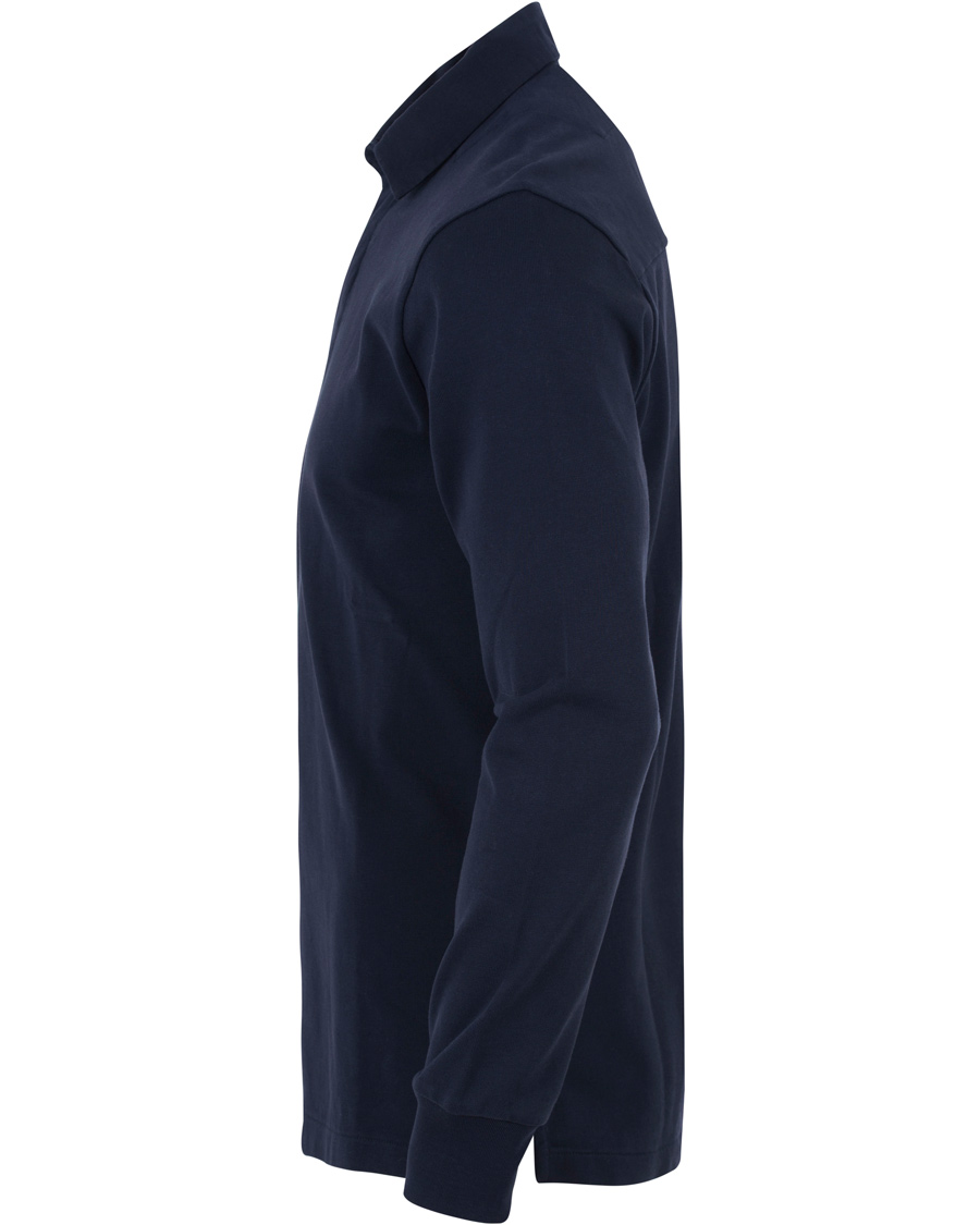 Hombres | Jerséis y prendas de punto | GANT Diamond G | Mercerized Rugby Top Marine