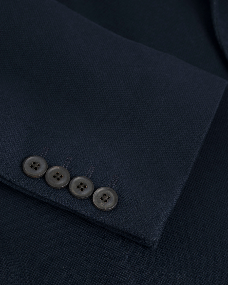 Hombres | Blazers | GANT | Weekender Fit Cotton Pique Blazer Navy