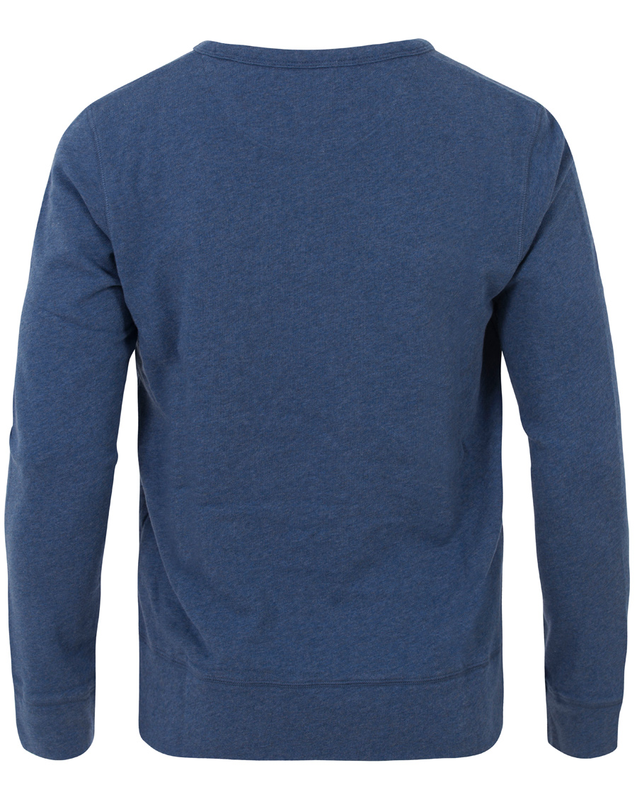 Hombres | Jerséis y prendas de punto | GANT | New Haven Sweatshirt Blue Melange