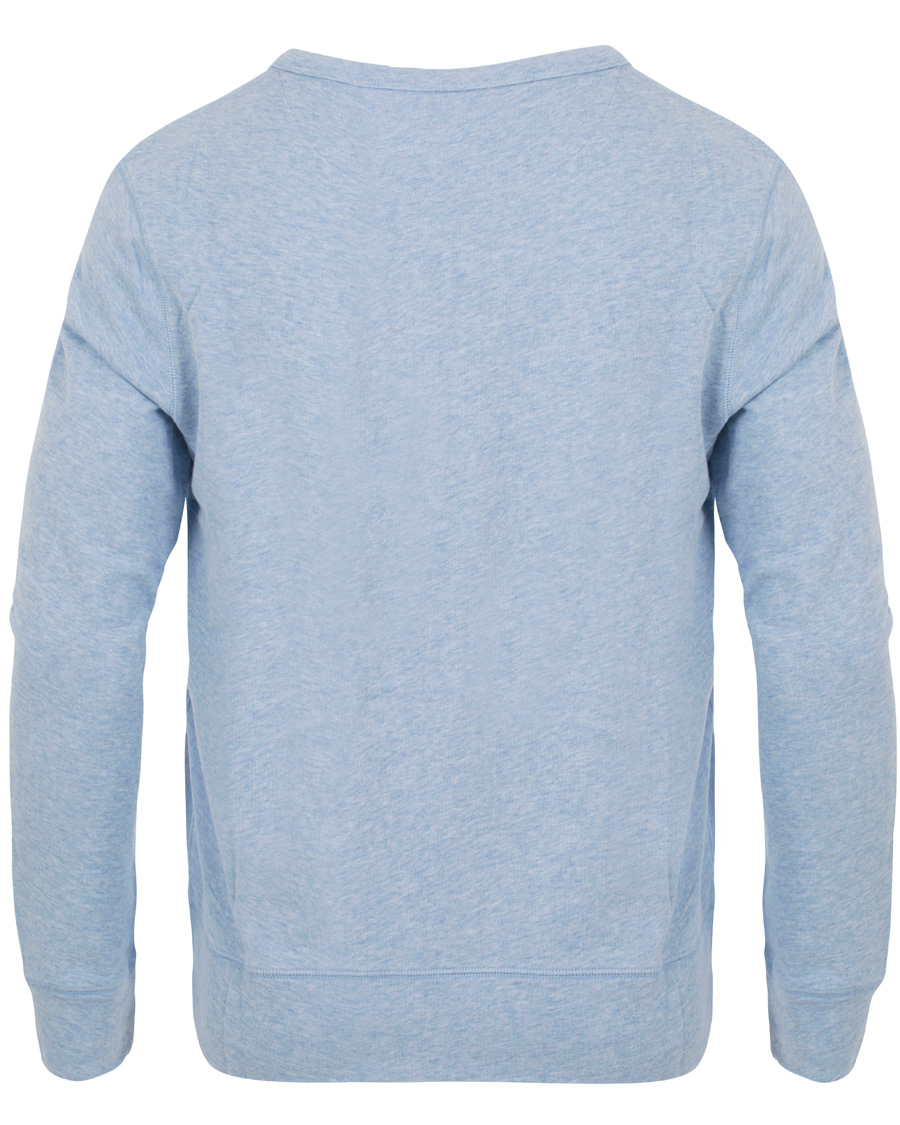 Hombres | Jerséis y prendas de punto | GANT | New Haven Sweatshirt Frost Blue Melange