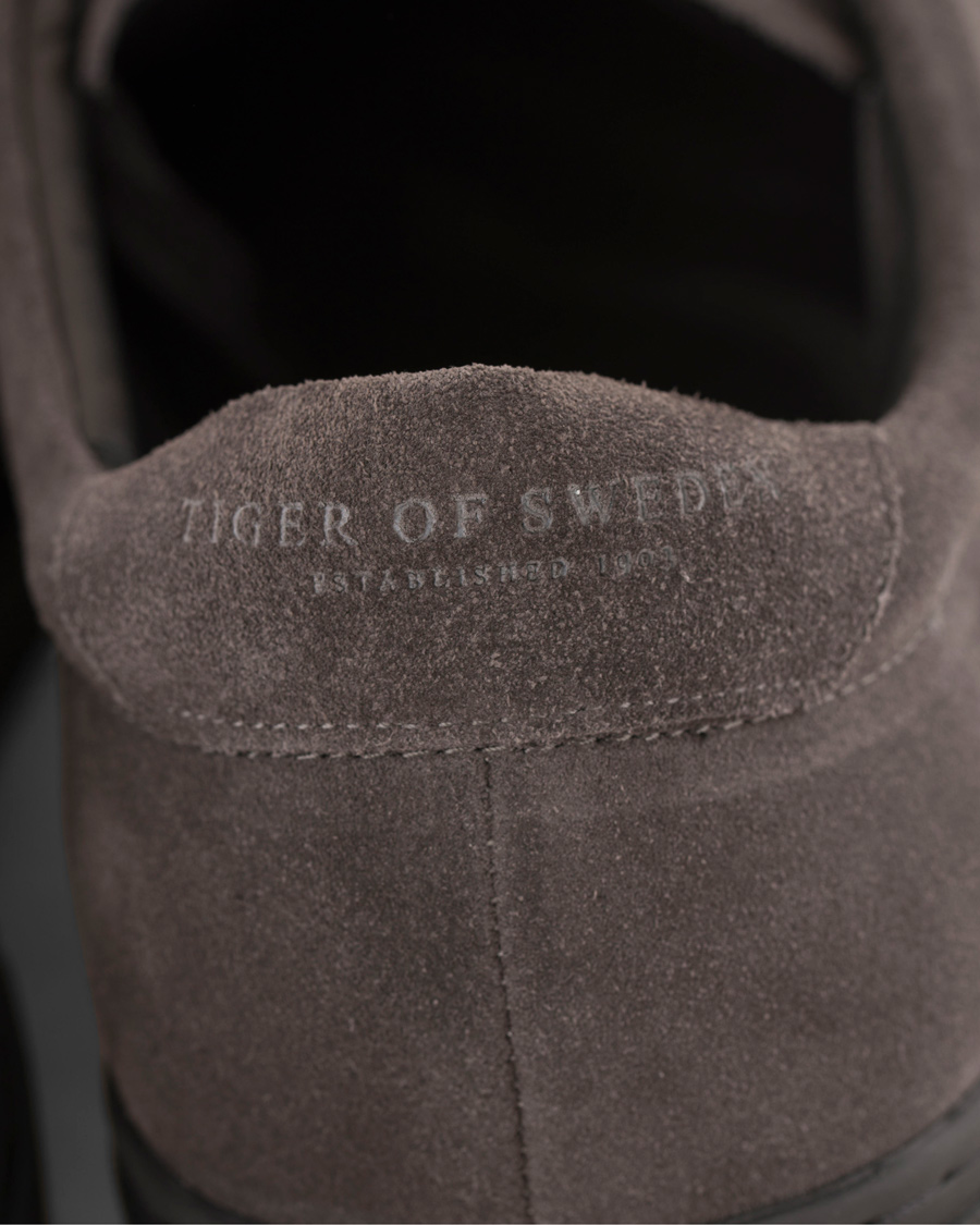 Hombres | Tiger of Sweden Arne Suede Sneakers Charcoal | Tiger of Sweden | Arne Suede Sneakers Charcoal