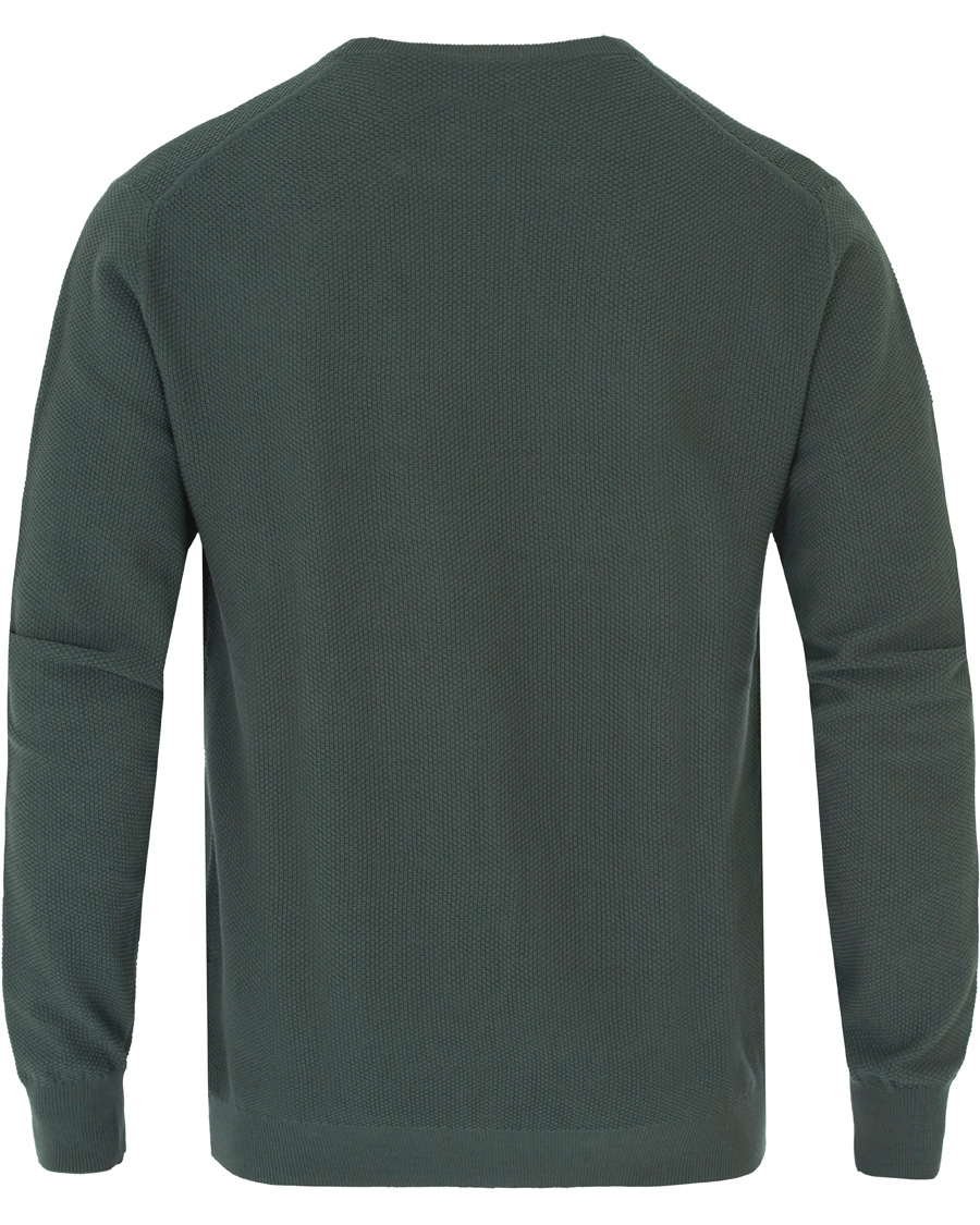 Hombres | Jerséis y prendas de punto | Tiger of Sweden | Matias Waffle Crew Neck Nobel Green