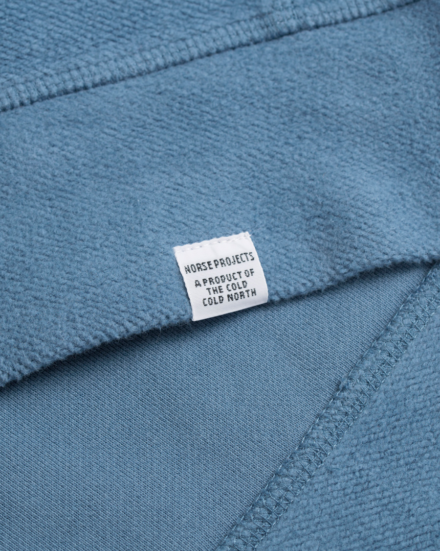 Hombres | Jerséis y prendas de punto | Norse Projects | Ketel Brushed Sweatshirt Marginal Blue