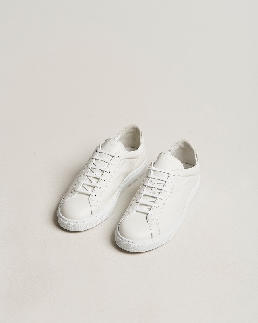 Hombres | Zapatillas blancas | CQP | Racquet Sneaker White Leather