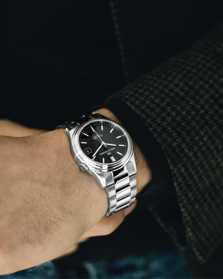 Hombres | Sjöö Sandström Royal Steel Classic 36mm Black with Steel | Sjöö Sandström | Royal Steel Classic 36mm Black with Steel