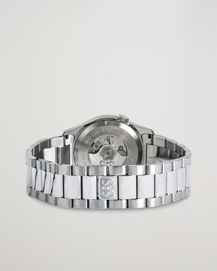 Hombres | Sjöö Sandström Royal Steel Classic 36mm Black with Steel | Sjöö Sandström | Royal Steel Classic 36mm Black with Steel