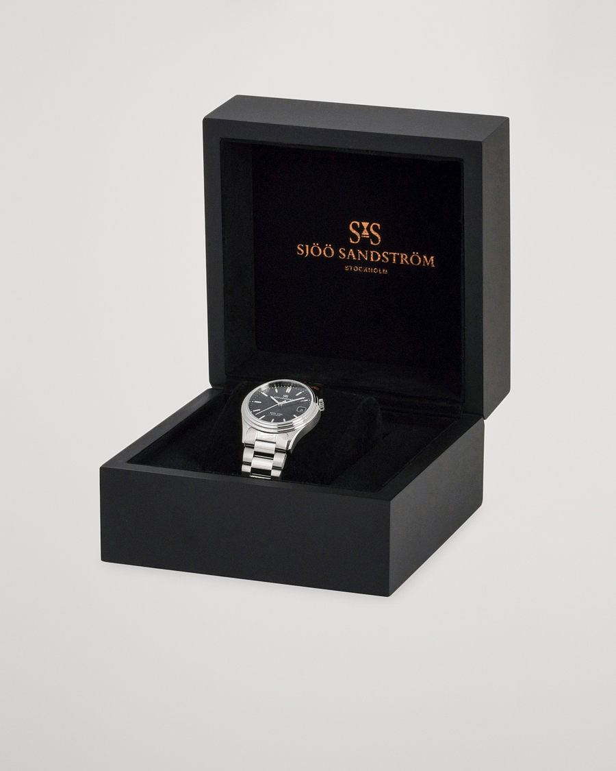 Hombres | Sjöö Sandström Royal Steel Classic 36mm Black with Steel | Sjöö Sandström | Royal Steel Classic 36mm Black with Steel