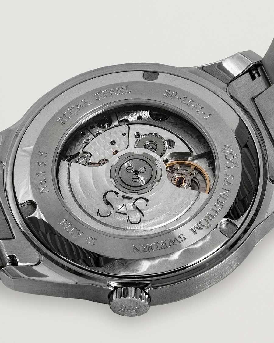 Hombres | Sjöö Sandström Royal Steel Classic 41mm Black and Steel | Sjöö Sandström | Royal Steel Classic 41mm Black and Steel