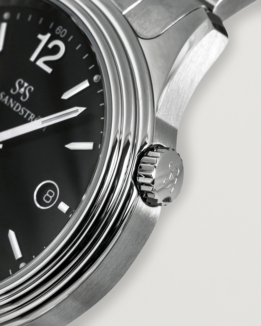 Hombres | Sjöö Sandström Royal Steel Classic 41mm Black and Steel | Sjöö Sandström | Royal Steel Classic 41mm Black and Steel