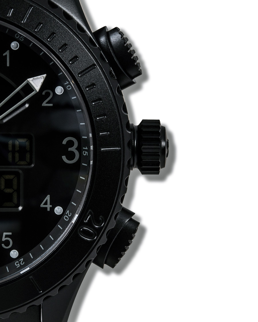 Hombres | Sjöö Sandström UTC Skydiver 44,2mm Black Night and Black Rubber | Sjöö Sandström | UTC Skydiver 44,2mm Black Night and Black Rubber