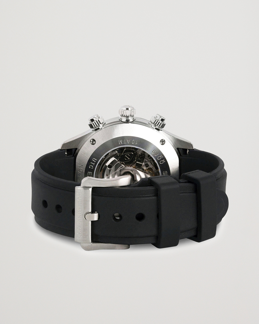 Hombres | Sjöö Sandström UTC Extreme 44,2mm Silver and Black Rubber | Sjöö Sandström | UTC Extreme 44,2mm Silver and Black Rubber