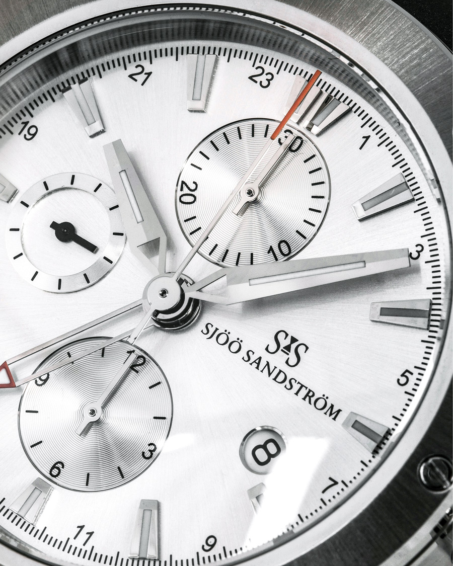 Hombres | Sjöö Sandström UTC Extreme 44,2mm Silver and Black Rubber | Sjöö Sandström | UTC Extreme 44,2mm Silver and Black Rubber