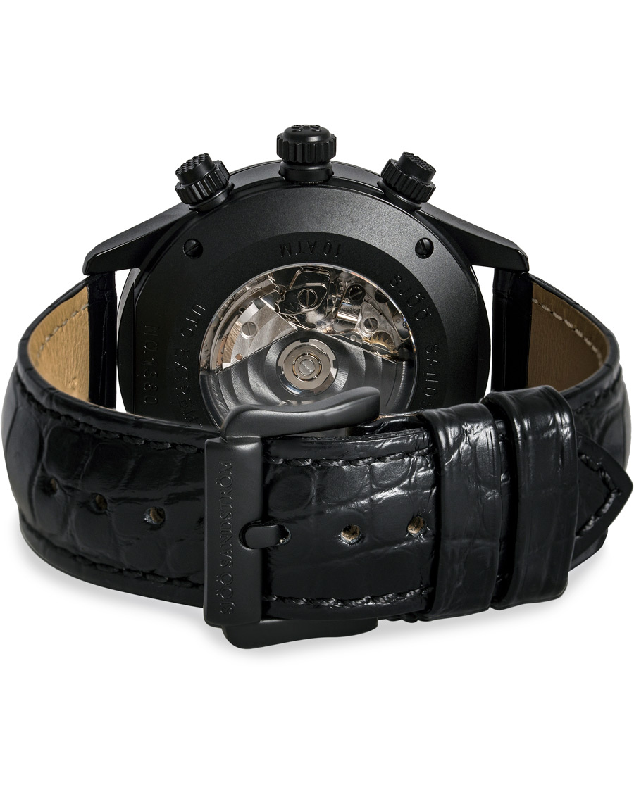 Hombres | Sjöö Sandström UTC Extreme 44,2mm Black and Black Alligator | Sjöö Sandström | UTC Extreme 44,2mm Black and Black Alligator