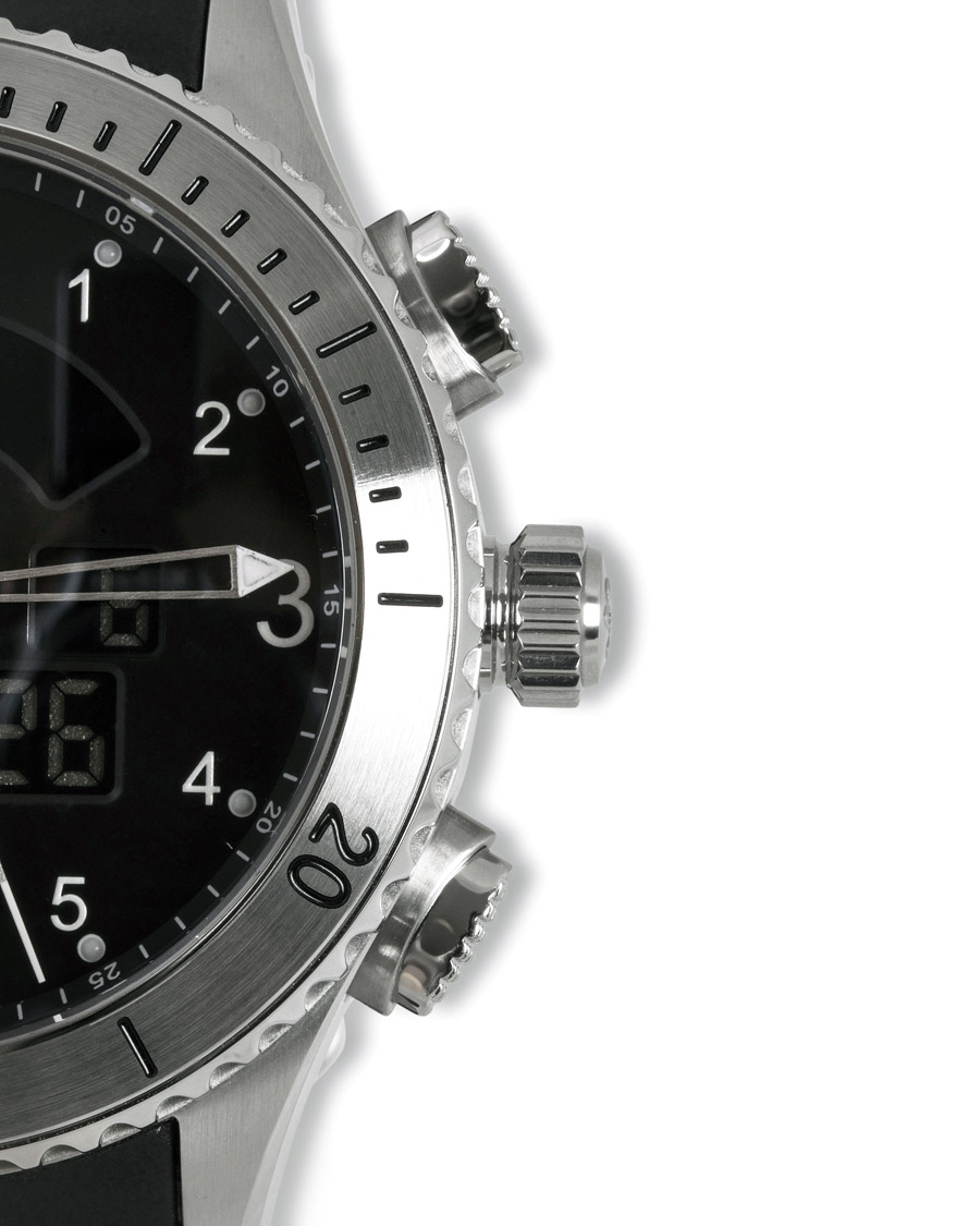 Hombres | Sjöö Sandström UTC Skydiver 44,2mm Black and Black Rubber | Sjöö Sandström | UTC Skydiver 44,2mm Black and Black Rubber