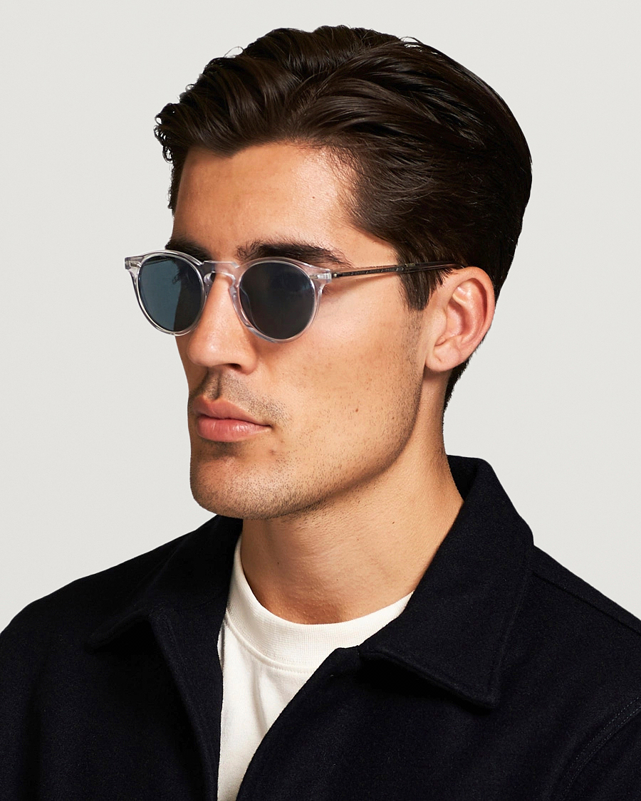 Hombres | Gafas de sol | Oliver Peoples | Gregory Peck Sunglasses Crystal/Indigo Photochromic