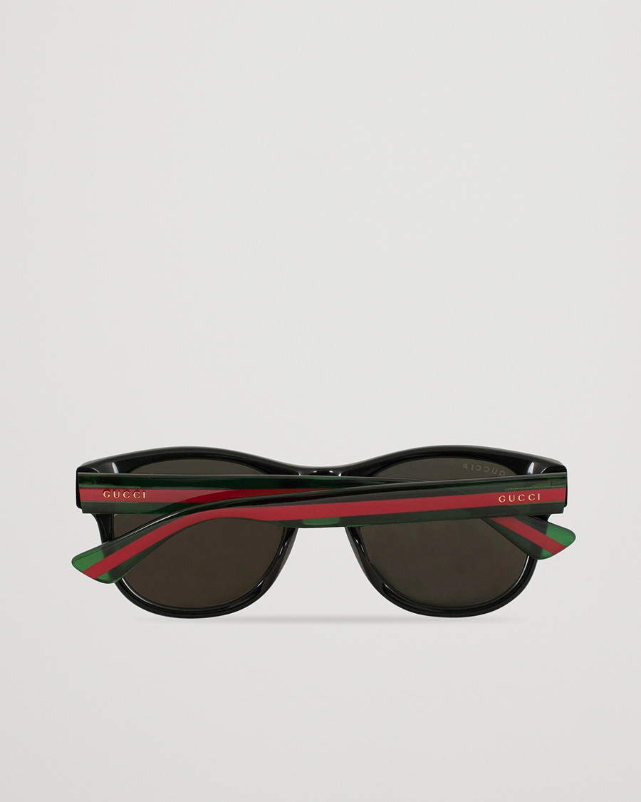 Hombres | Gucci GG0003S Sunglasses Black/Green/Grey | Gucci | GG0003S Sunglasses Black/Green/Grey