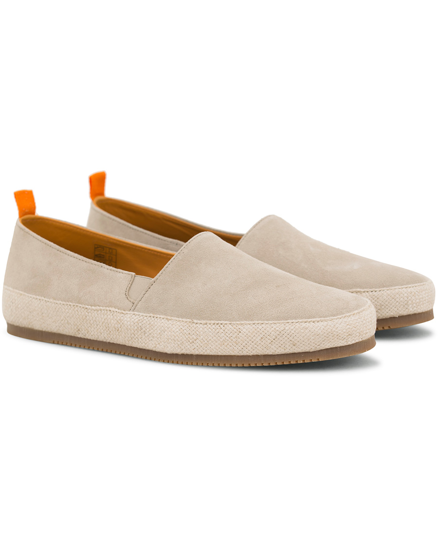 Hombres | MULO Suede Espadrilles Natural | MULO | Suede Espadrilles Natural