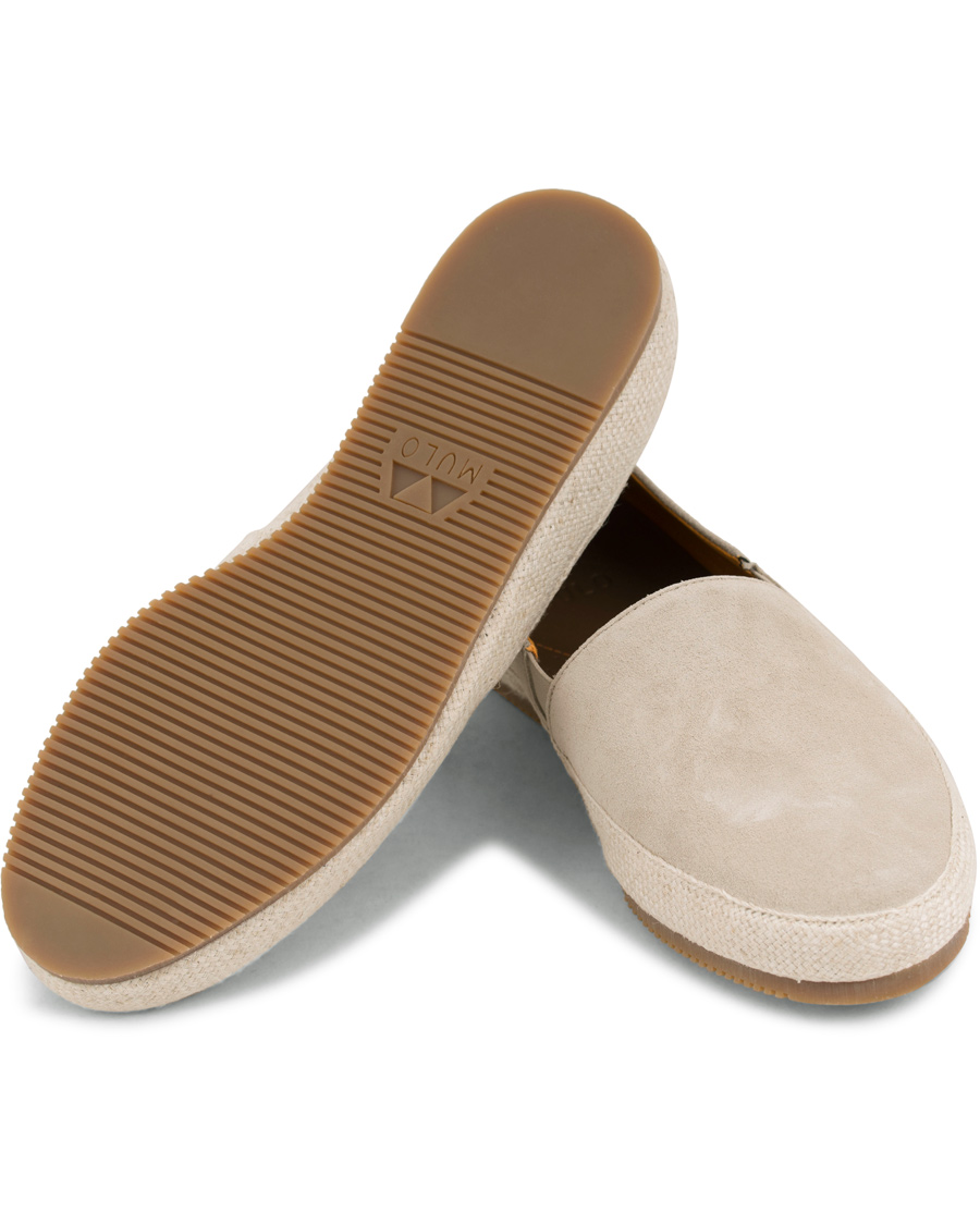 Hombres | MULO Suede Espadrilles Natural | MULO | Suede Espadrilles Natural
